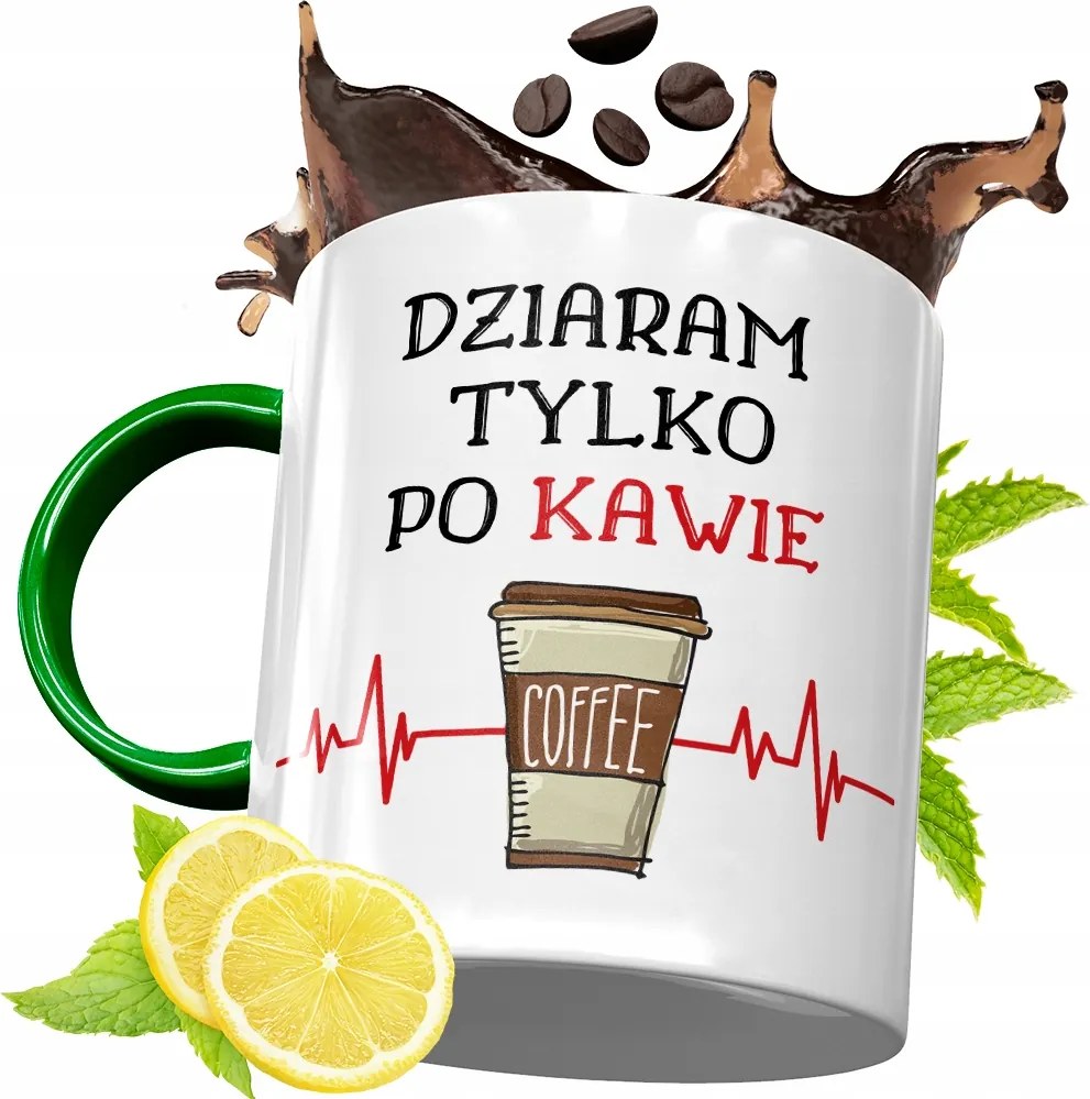 Zöld Bögre Tetováló Születésnapi Ajándék fényképes nyomtatással