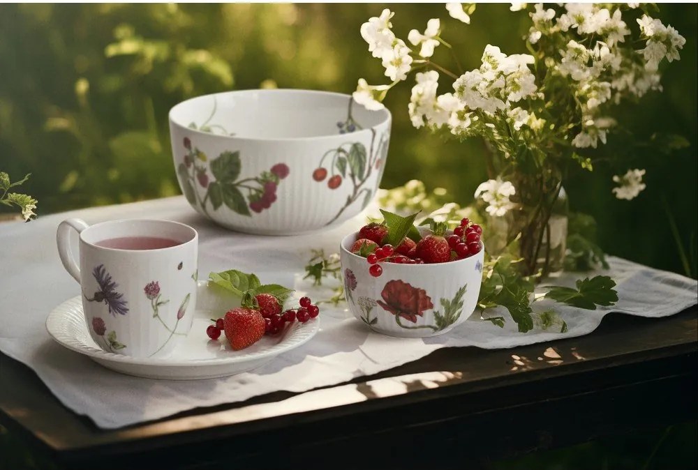 Fehér porcelán bögre 330 ml Hammershøi Summer – Kähler Design
