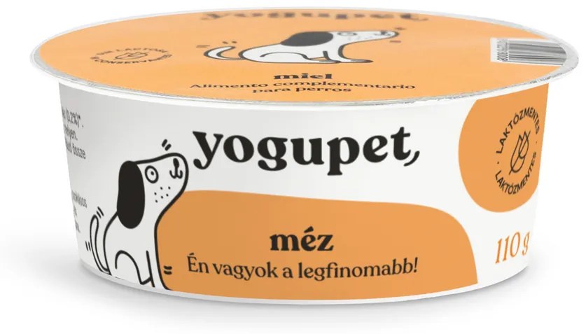 Yogupet Laktózmentes Joghurt Kutyáknak - Spanyol Mézzel 110g