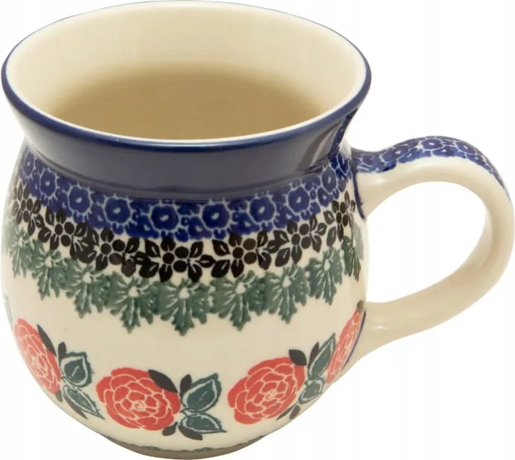 Cseh bögre Hordó 470 ml Kerámia Bolesławiec