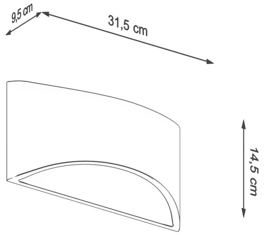 Sollux SL.1048 - Fali lámpa VIXEN 1xG9/40W/230V fényes fehér