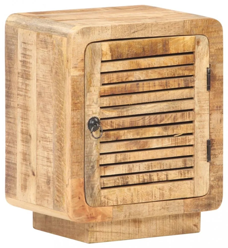 nyers mangófa éjjeliszekrény 40 x 30 x 50 cm