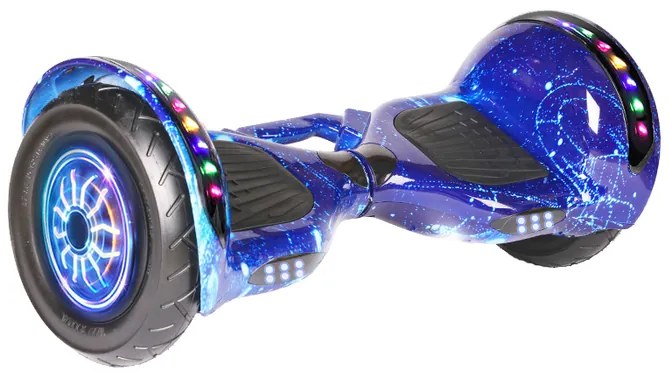10" légdeszka LED kerekekkel és Bluetooth-szal graffiti