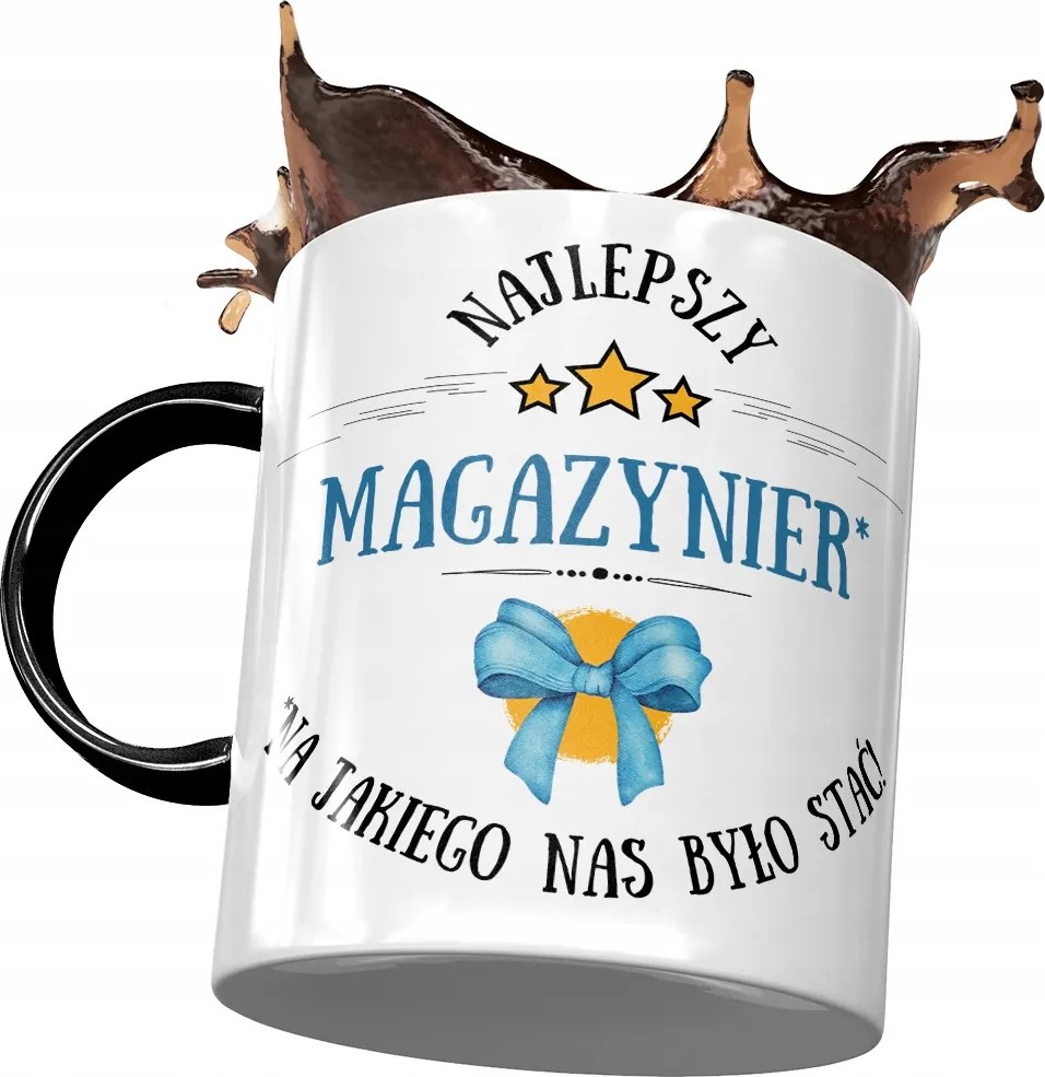 Fekete Bögre Raktárosnak Legjobb Nyomtatott Raktáros Fotóval