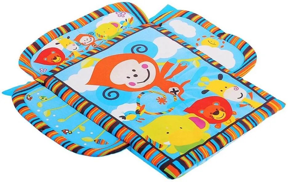 Dzsungel játszószőnyeg játékhíddal