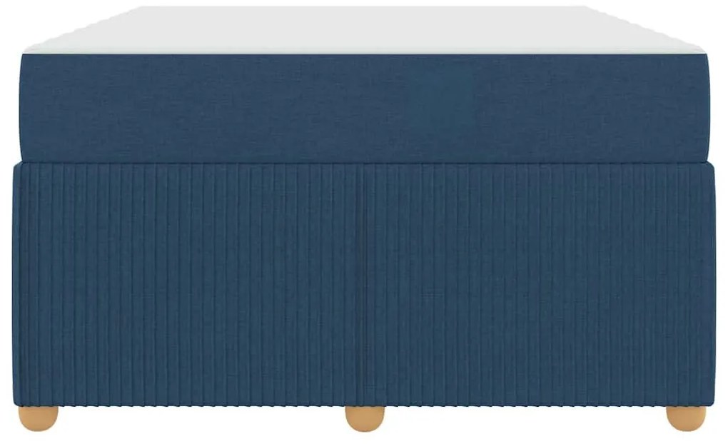 Ágykeret matraccal matracmal Kék 120 x 190 cm szövet