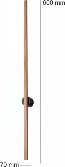 Brilagi - LED fali lámpatest WOODY LINE/7W/230V 4000K 60 cm tölgy