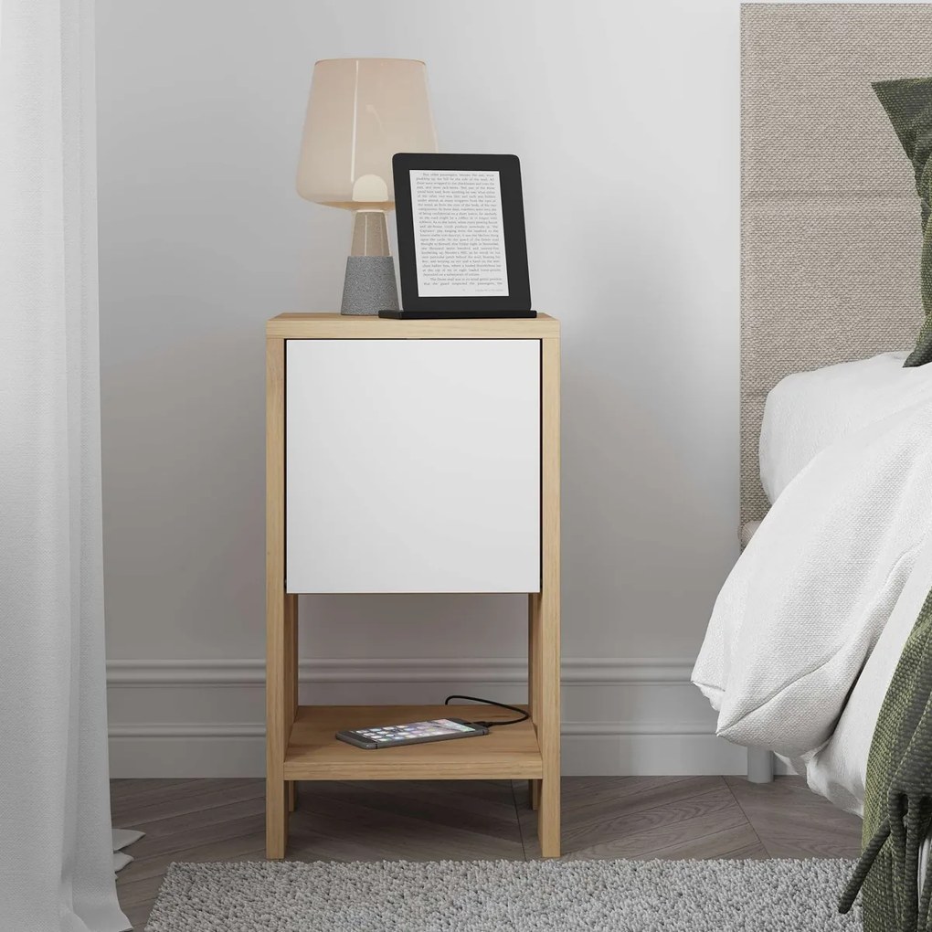 Éjjeliszekrény Ema Sapphire Oak