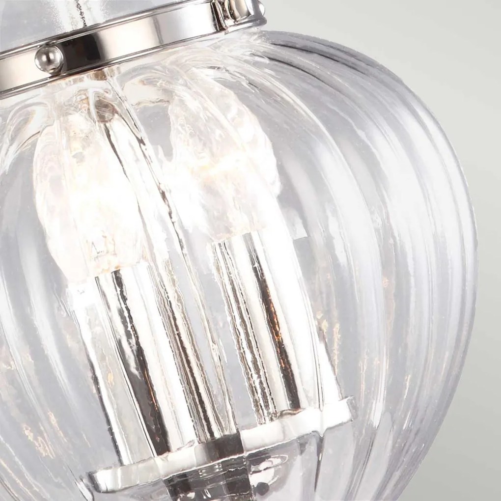 Elstead Lighting FINSBURY PARK FP-P-S-POL-NCKL Függőlámpa 3x60W/E14