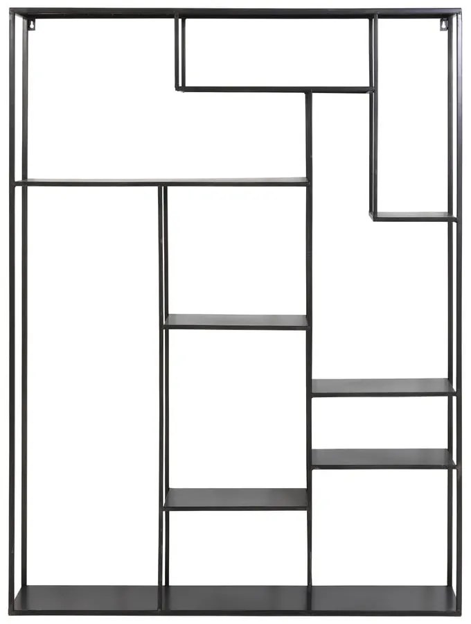 Fekete többszintes fém fali polc Talara – Light & Living