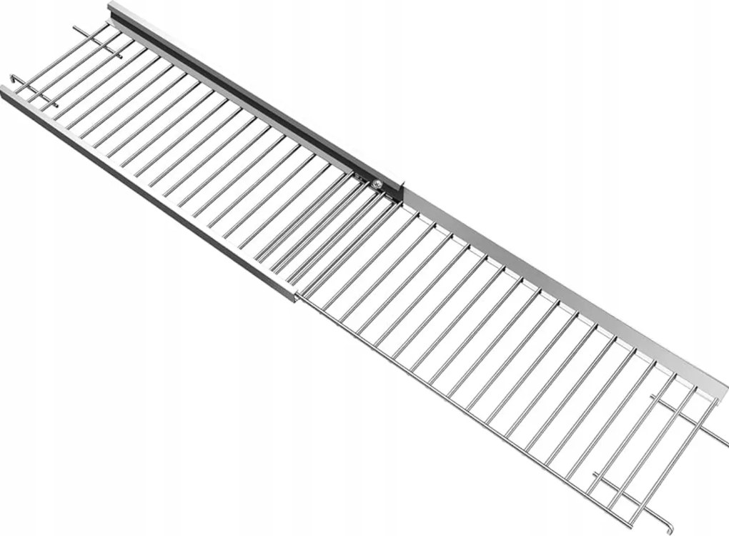 Gftime Univerzális grillrács 50 cm-től 82 cm-ig állítható, rozsdamentes