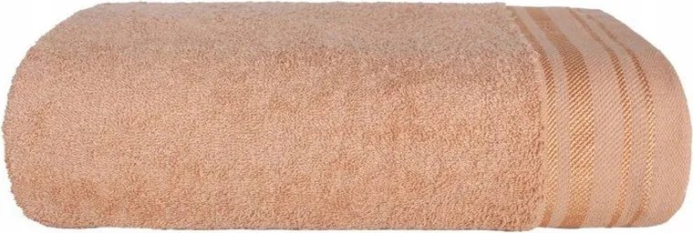 Puha Nagy Méretű Fürdőtörölköző Dalibor 70X140 Karamell Bézs
