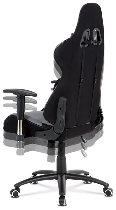 Szürke Szövet Irodai Főnöki Szék, Hinta Mechanikával. KA-F01 GREY