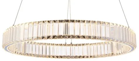 Endon 102255 - LAGUNA LED kábelre függesztett, fényerőszabályozható csillár LED/36W/230V, fényes króm