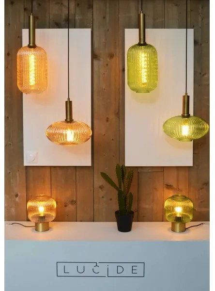 Lucide 45586/20/62 - Asztali lámpa MALOTO 1xE27/40W/230V bézs/arany