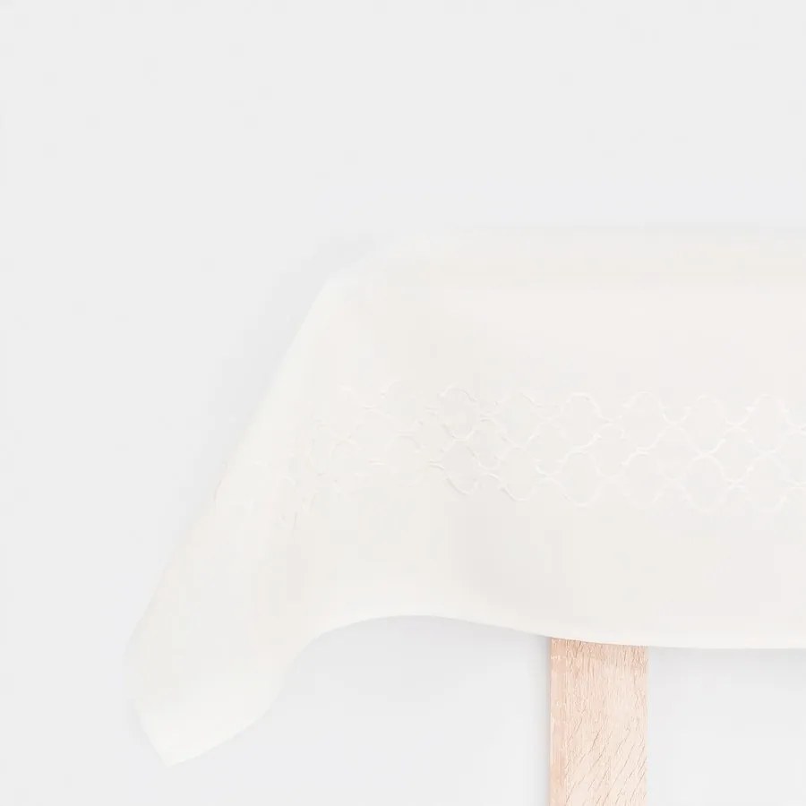 Abrosz hímzett Betty 130x180 ivory