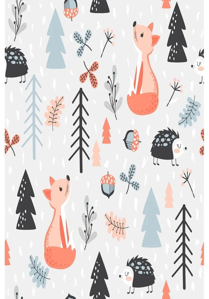 Forest csúszásgátlós gyerekszőnyeg, 80 x 120 cm - Conceptum Hypnose
