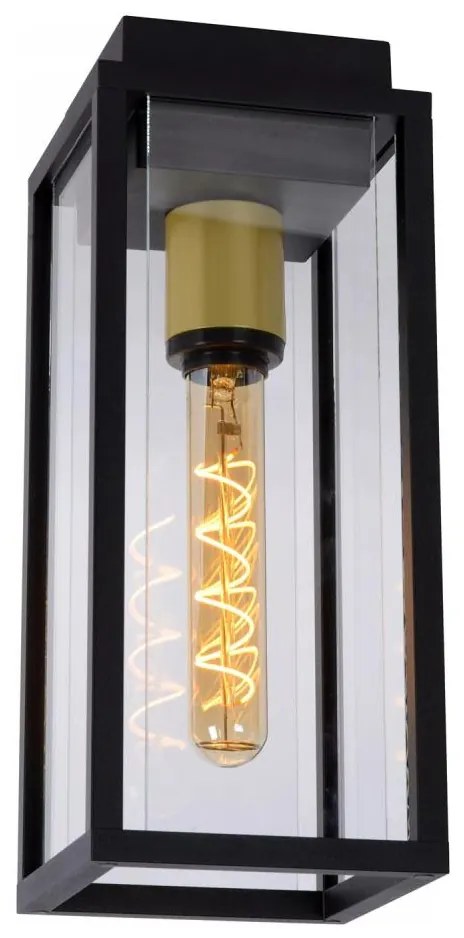 Lucide 27105/01/30- Kültéri fali lámpa LAURENS 1xE27/15W/230V IP54 fekete