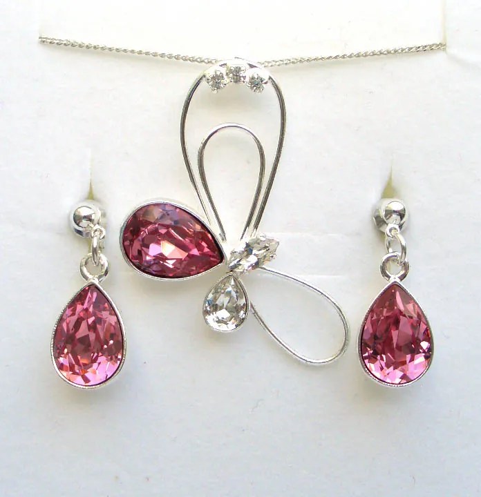 Swarovski-Crystals Swarovski ékszer készlet - Debia Rose