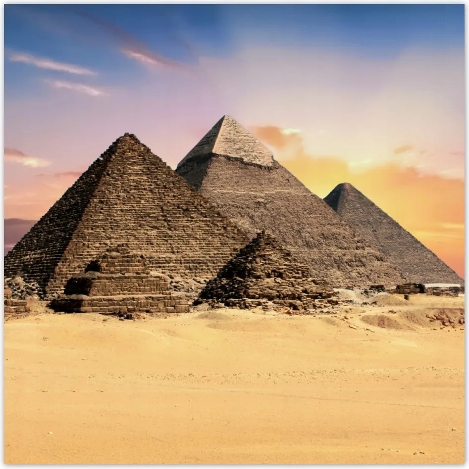 Fotótapéta flizelina 208x208 Egyiptomi piramisok