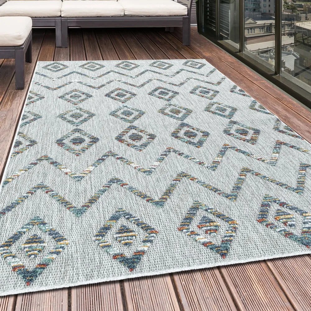 Világosszürke kültéri futószőnyeg 80x250 cm Bahama – Ayyildiz Carpets
