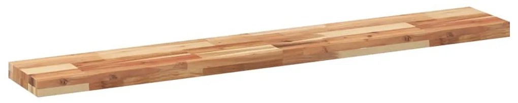 olajbevonatú tömör akácfa függőpolc 140 x 20 x 4 cm