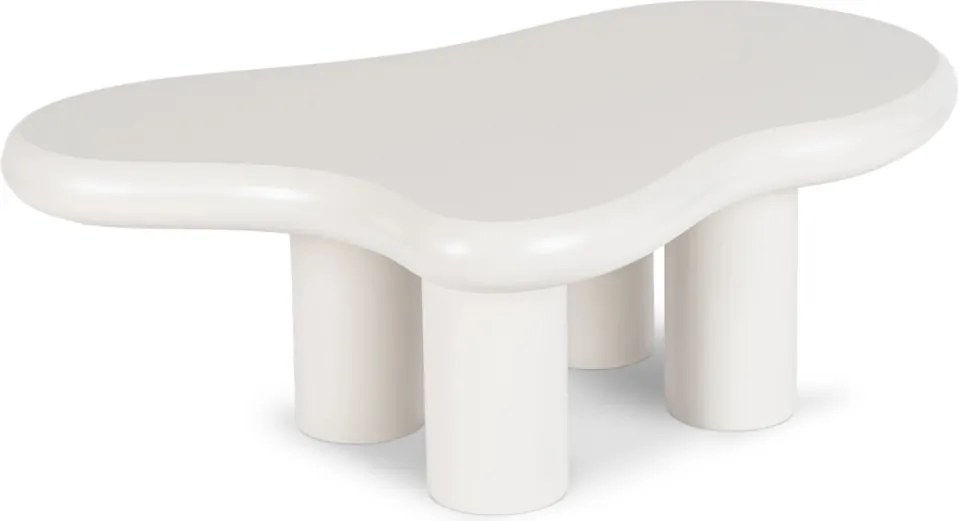 Dohányzóasztal fehér színben - PERLA