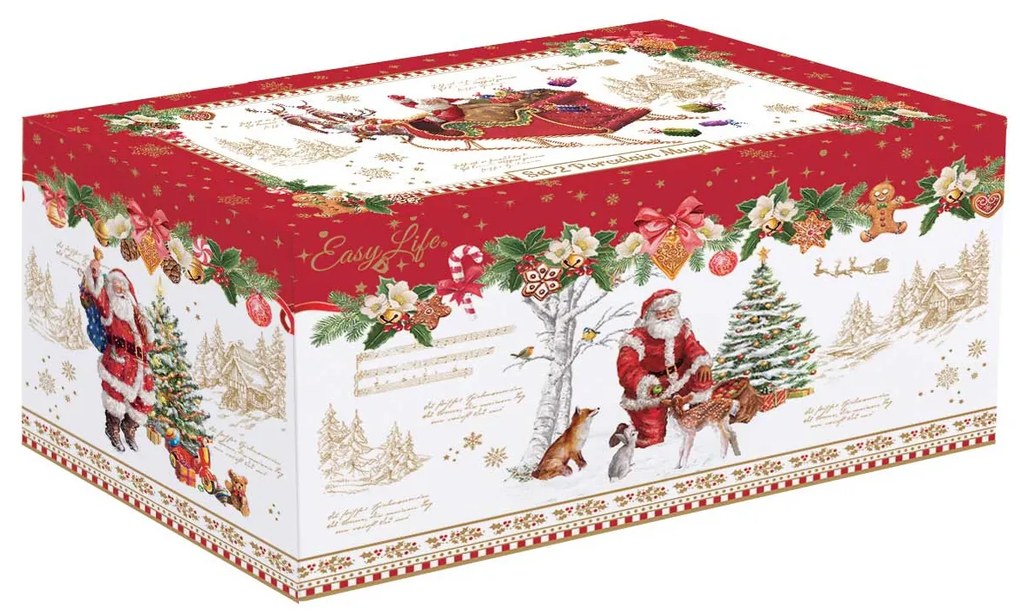 Karácsonyi télapós porcelán bögre szett díszdobozban Christmas Memories