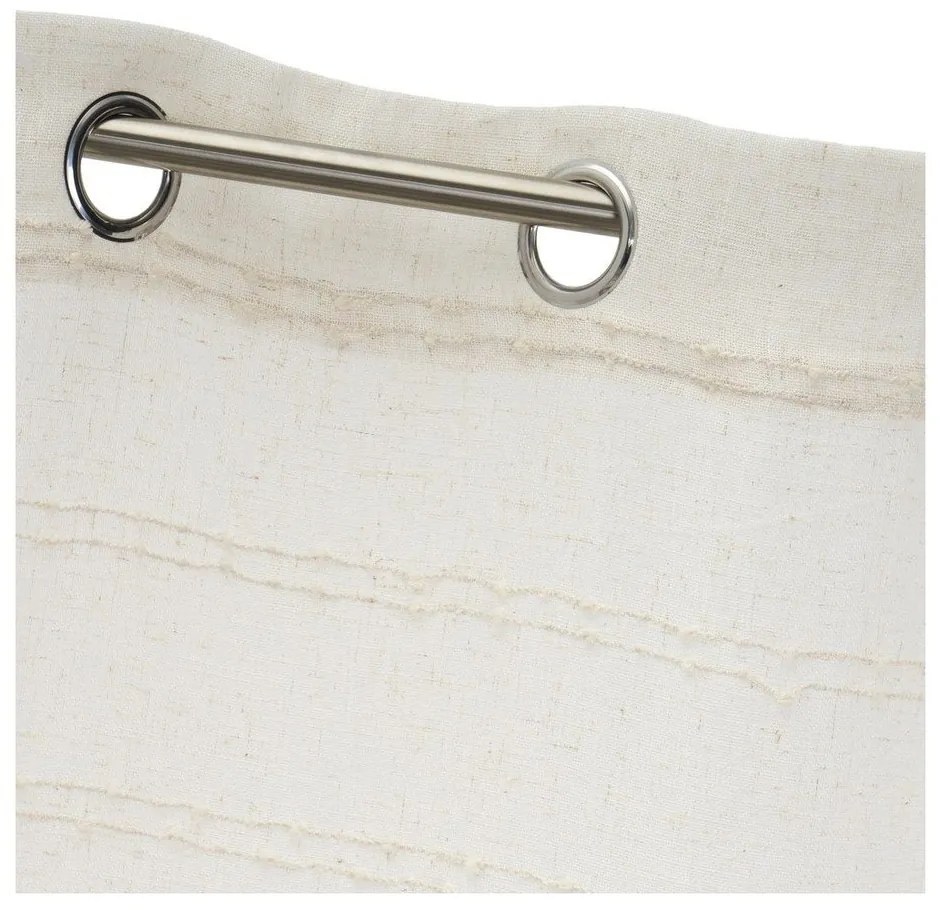 Bézs lenkeverék függöny 140x260 cm Nodes – Casa Selección