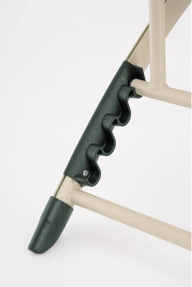 Bézs fém kerti napozóágy Taylor – Bizzotto