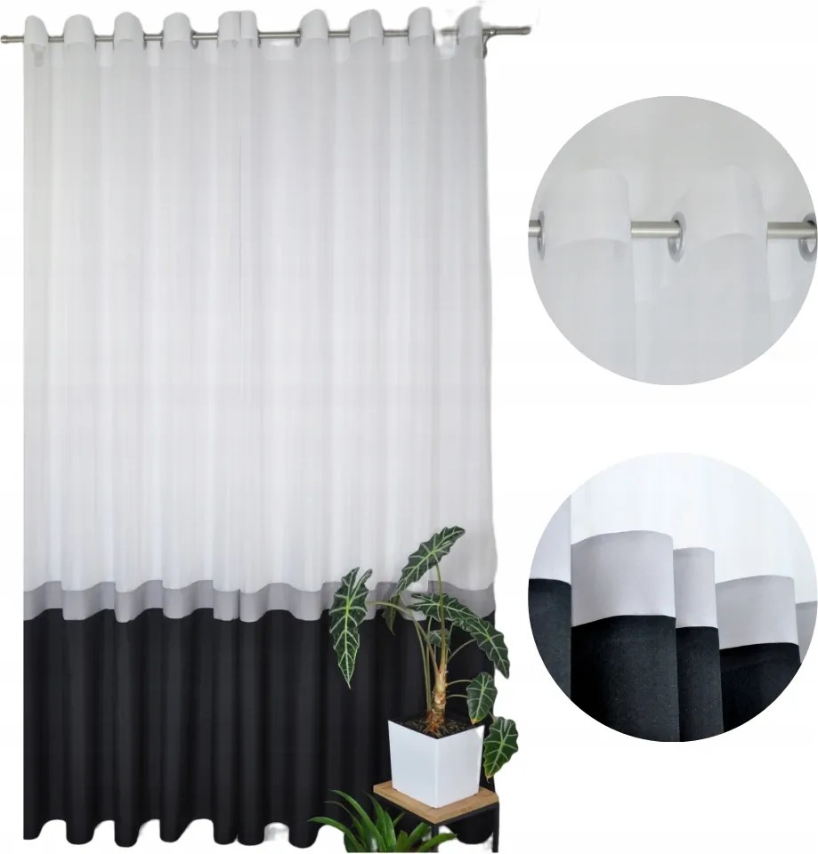 Függöny Kész Függöny Fátyol Betét Méretre Varrva