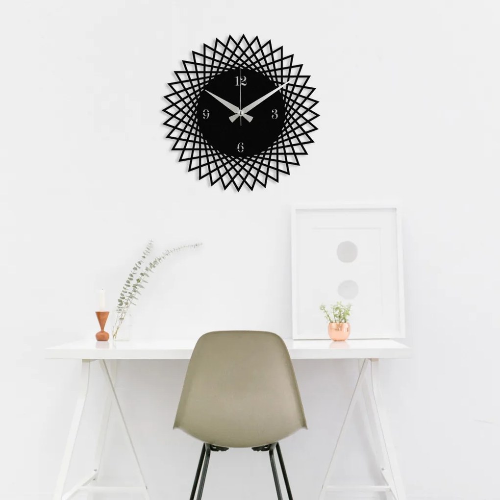 Enzoclock fém falióra, 48×48 cm – S026