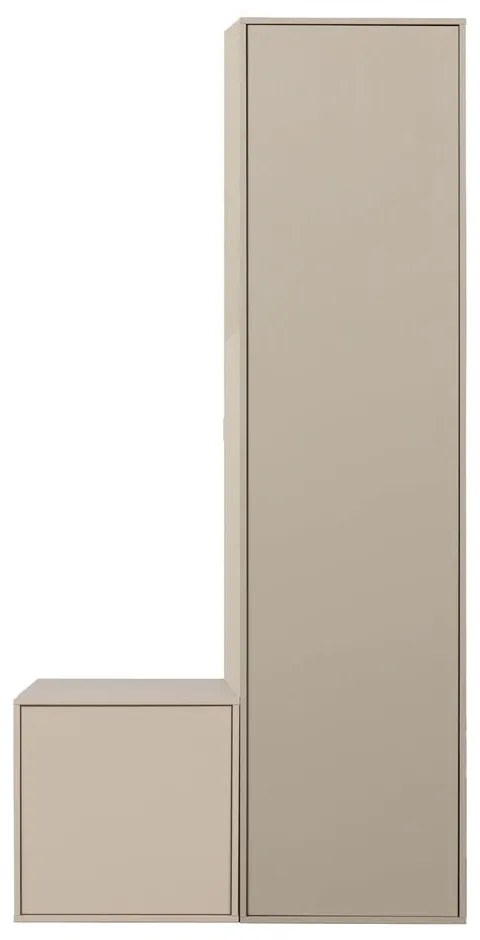 Krémszínű borovi fenyő moduláris szekrény 100x200 cm Daily – vtwonen