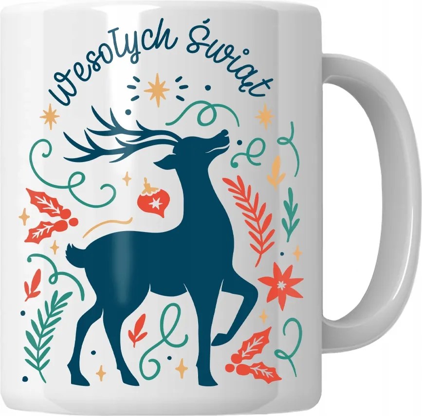 Bögre Szarvas Boldog Karácsonyt Ajándék Mikulásra