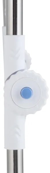 WENKO 3772020100 - PROFI szárítóállvány 65x150 cm rozsdamentes acél/ezüst/fehér