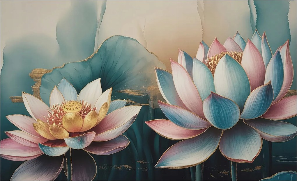 Fali fotótapéta Étkezőbe Lótusz harmónia 416x254 Ragasztó