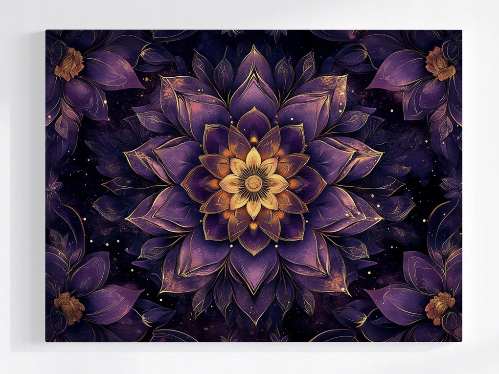 Vászonkép Canvas Mandala Harmónia Zen Meditáció Energia Virág 80x60