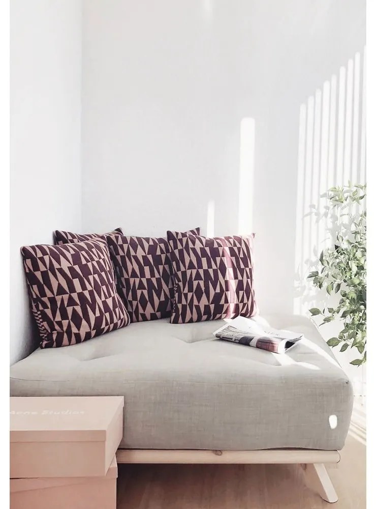 Senza Natural Clear/Clay Brown lábtartó - Karup Design