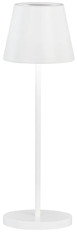 Fehér LED dimmelhető asztali lámpa fém búrával (magasság 34 cm) Cosenza 2.0 – Fischer &amp; Honsel