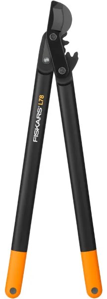 FISKARS ÁGVÁGÓ POWERGEAR L78 69CM MŰANYAG FOGASKERÉKKEL HORGOS FEJŰ SZÉNACÉL PENGÉVEL