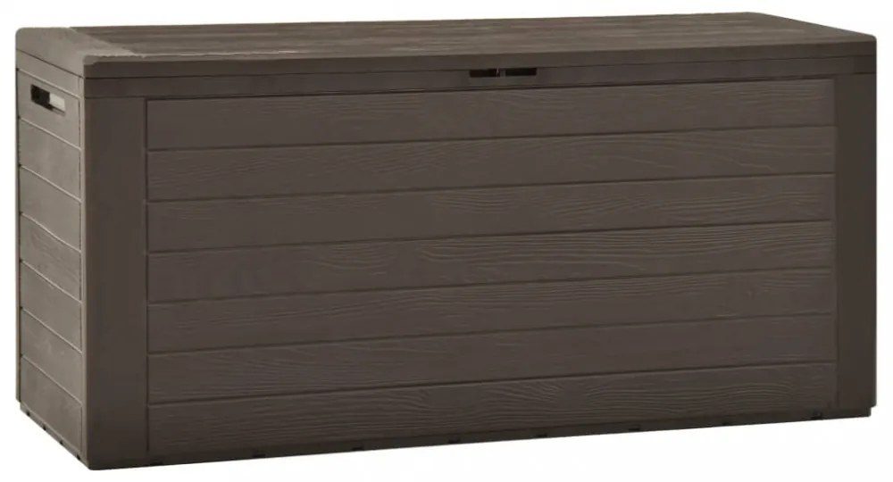 barna kerti tárolóláda 116 x 44 x 55 cm