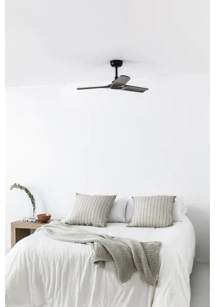 FARO 33806WT - HEYWOOD mennyezeti ventilátor fa/fekete, átm. 90 cm WT + DO