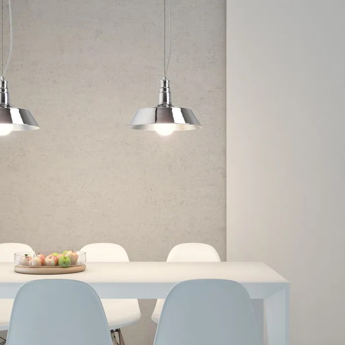 RENDL GOLDIE 36 függőlámpa króm 230V LED E27 30W