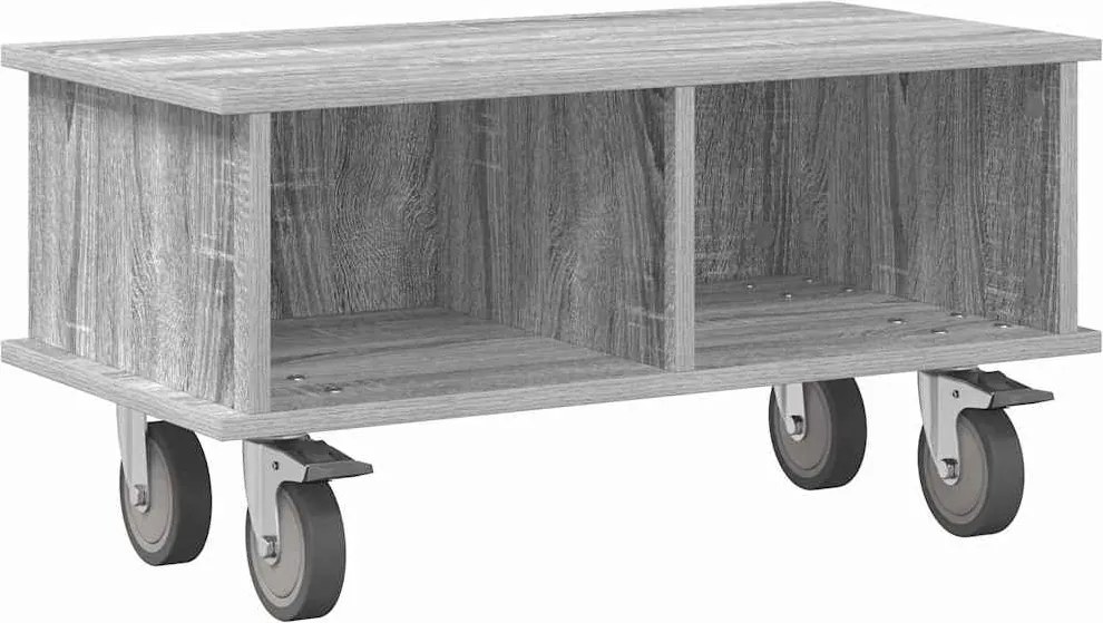 vidaXL TV állvány Szürke Sonoma 68,5 x 35 x 35 cm Faanyag