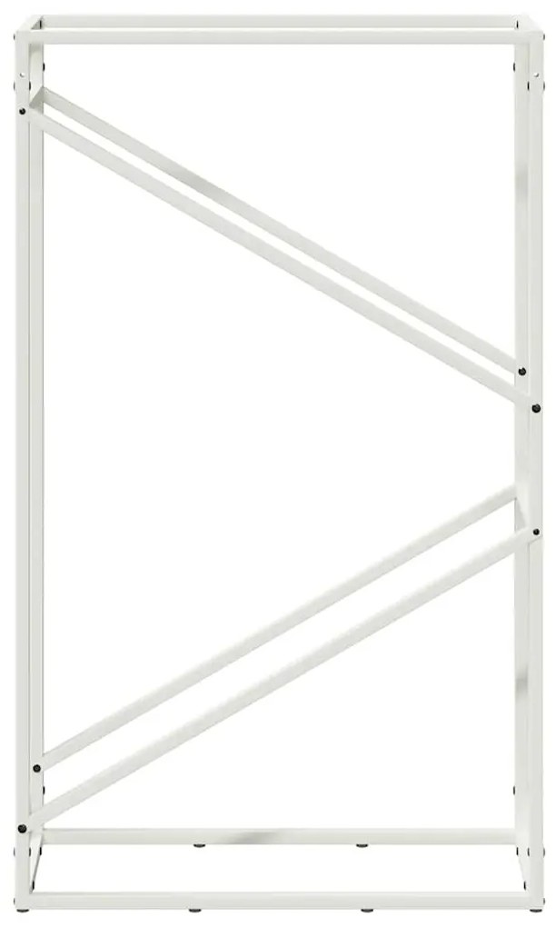 fehér hidegen hengerelt acél tűzifatároló 60x25x100 cm