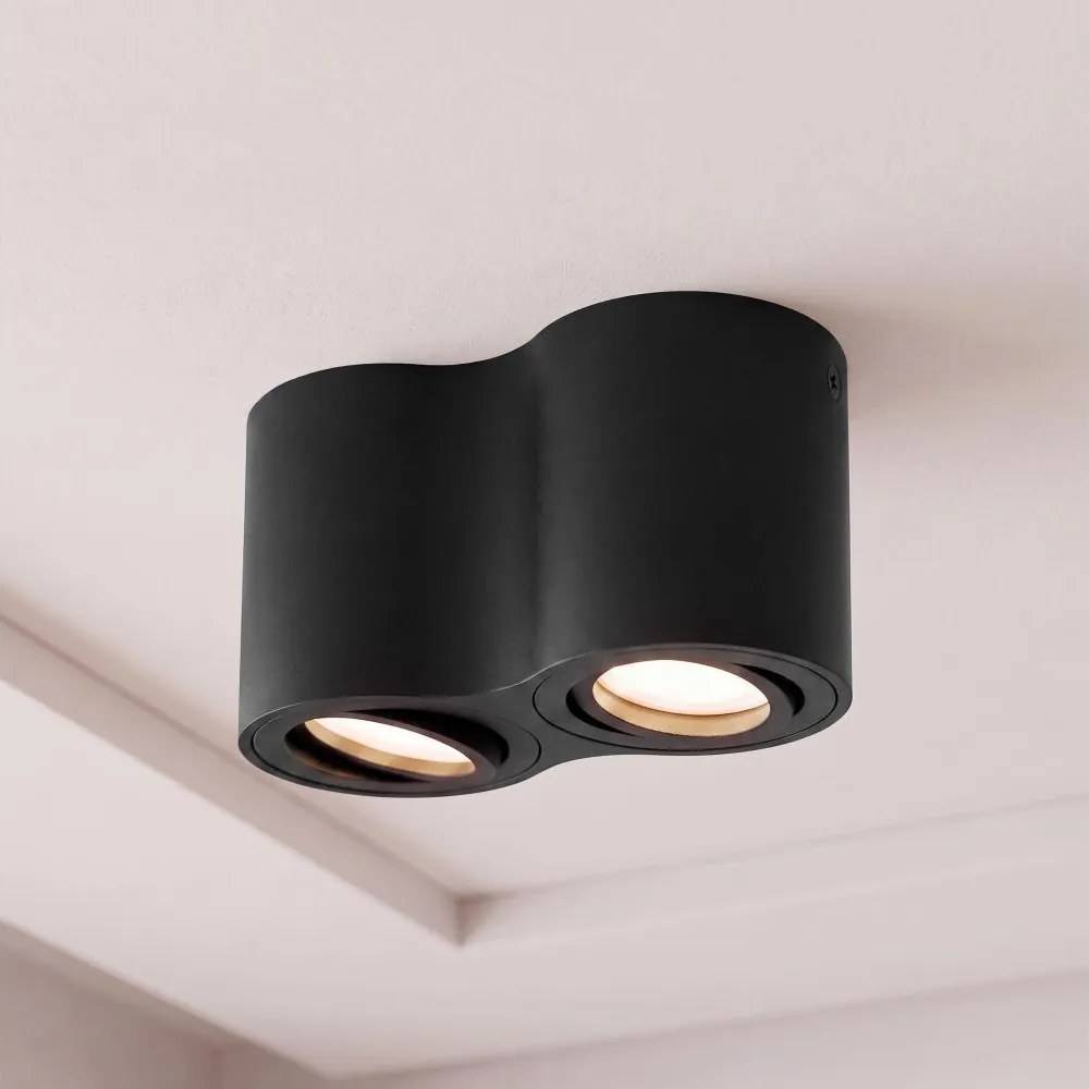 BRILAGI - Spotlámpa MIA DOUBLE 2xGU10/30W/230V fekete