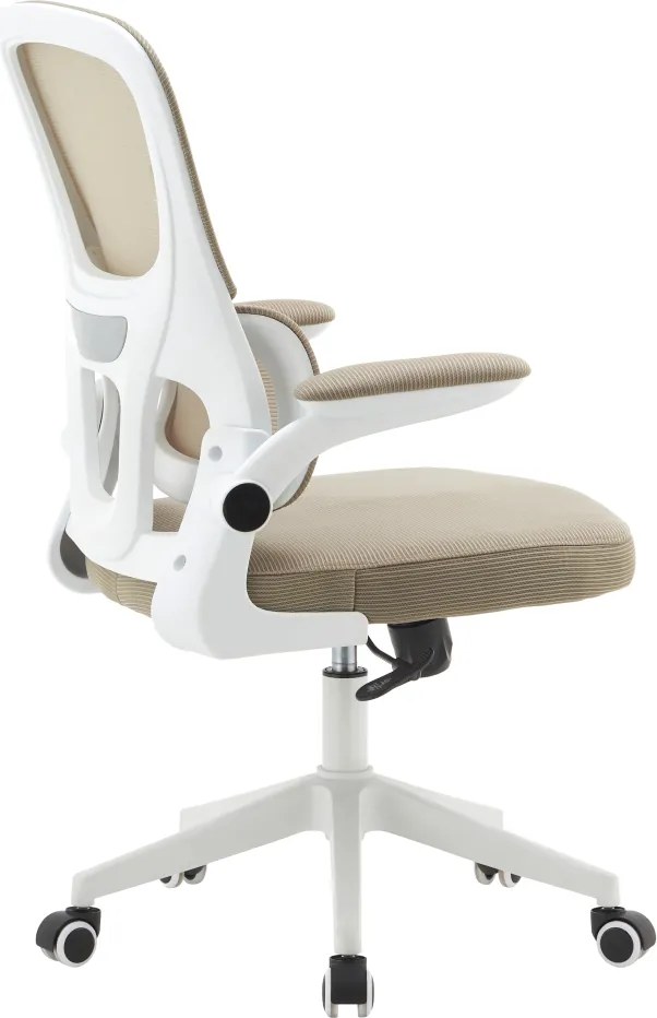 Irodai szék, bézs/fehér, RAKIN