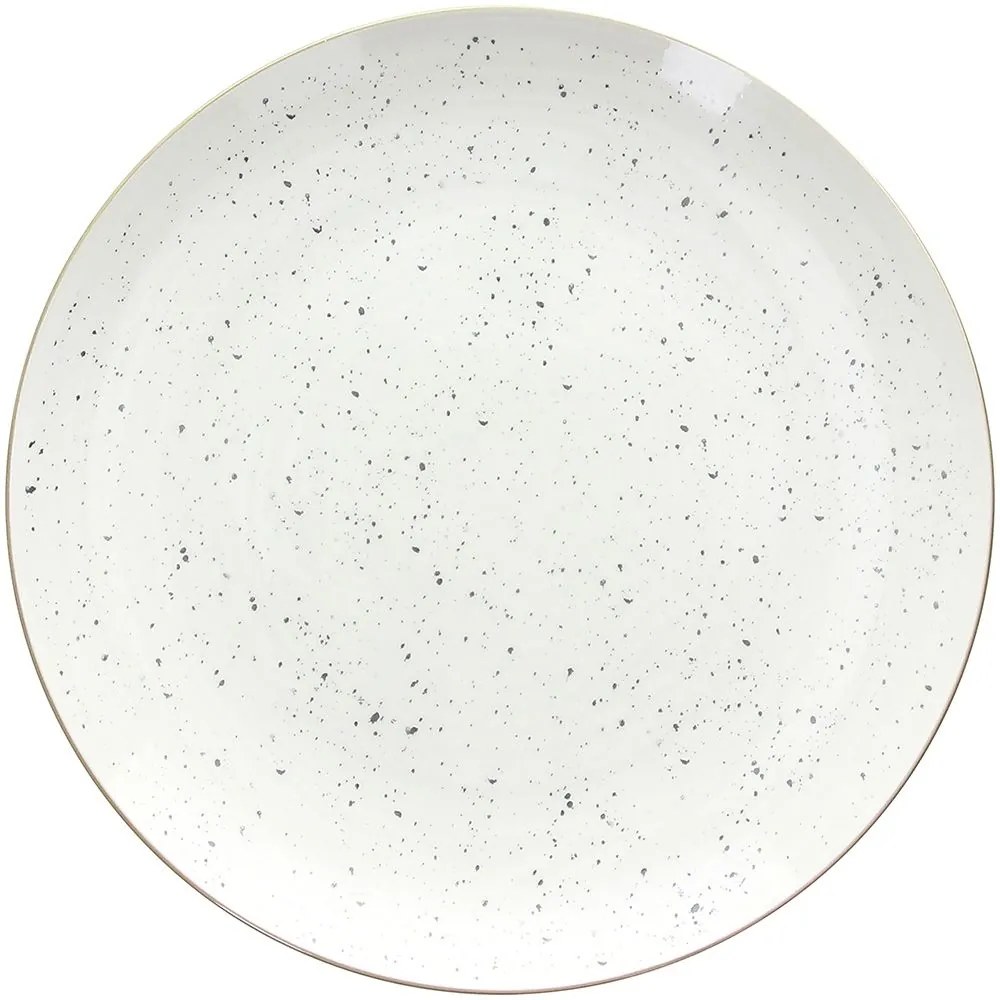 Fehér porcelán lapostányér 27 cm Tognana Pepper Bianco