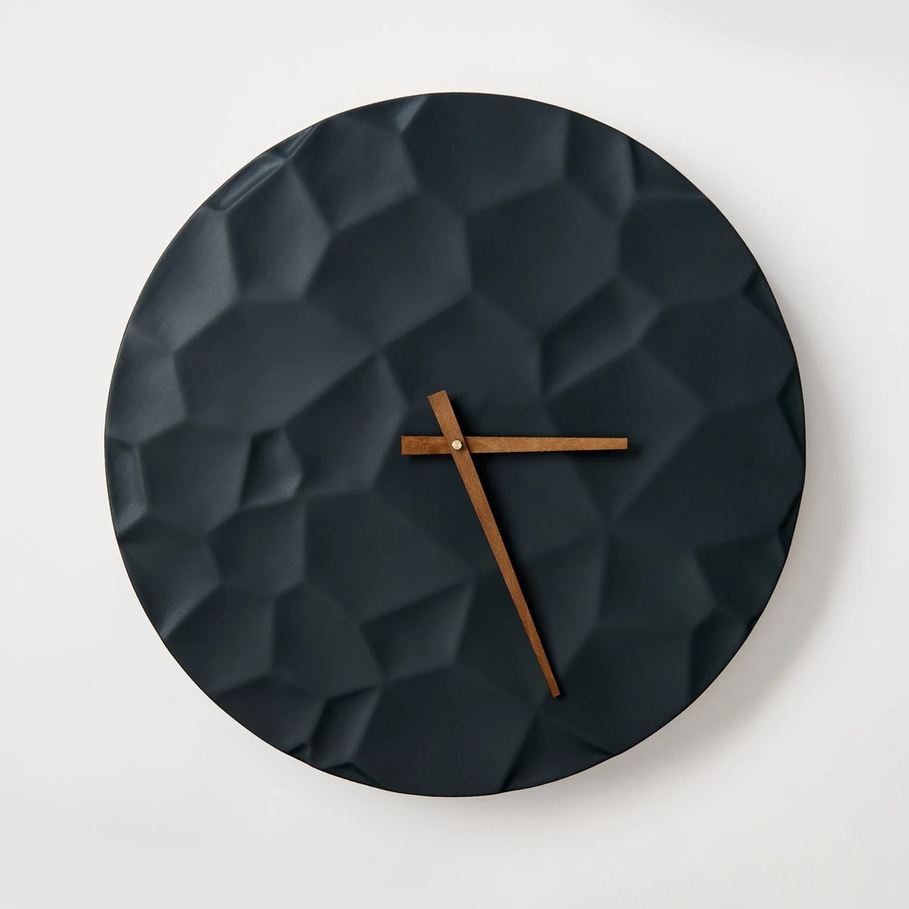 ODLITO Beton falióra Holdkráter – grafit (fekete) – 50 cm – barna mutatók