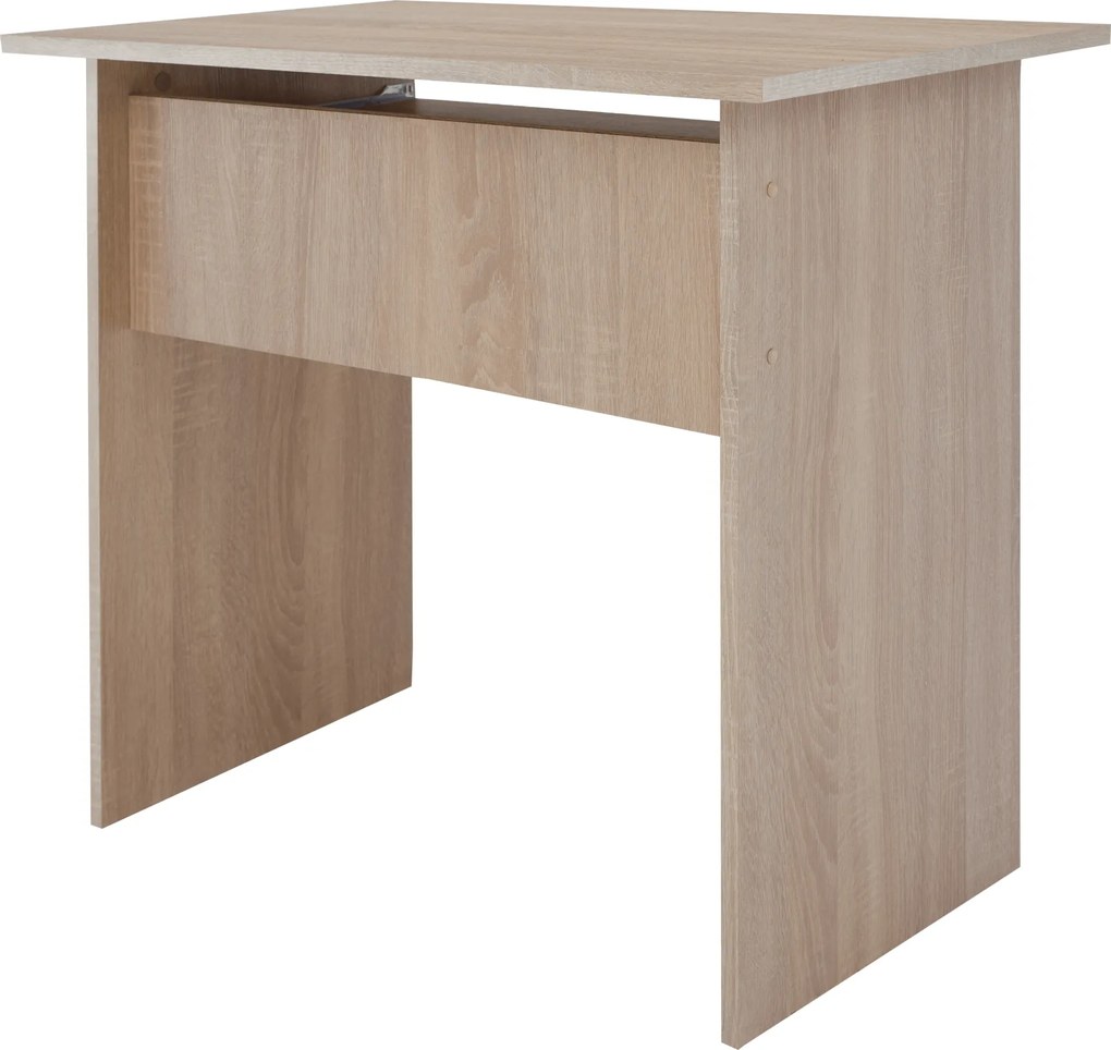 Számítógépasztal, sonoma tölgyfa, VERNER NEW